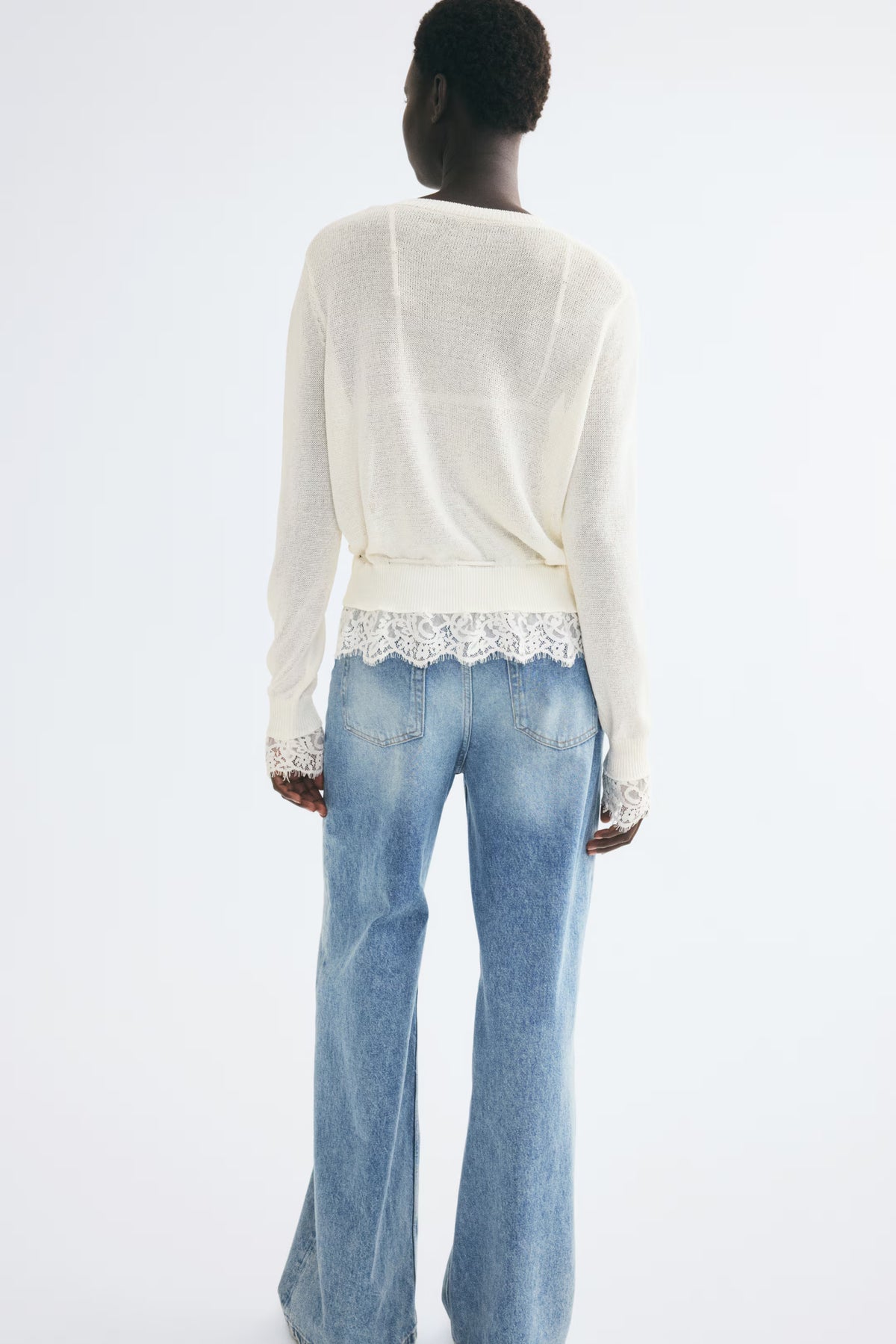 The Amélie Lace Knit Cardigan