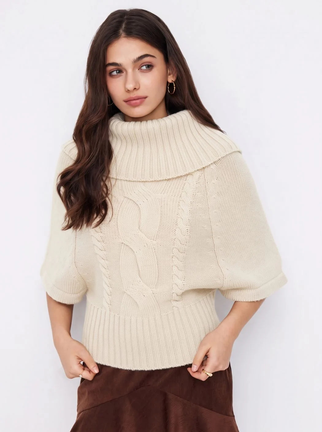 Oswin Jumper in Cable Knit Warm