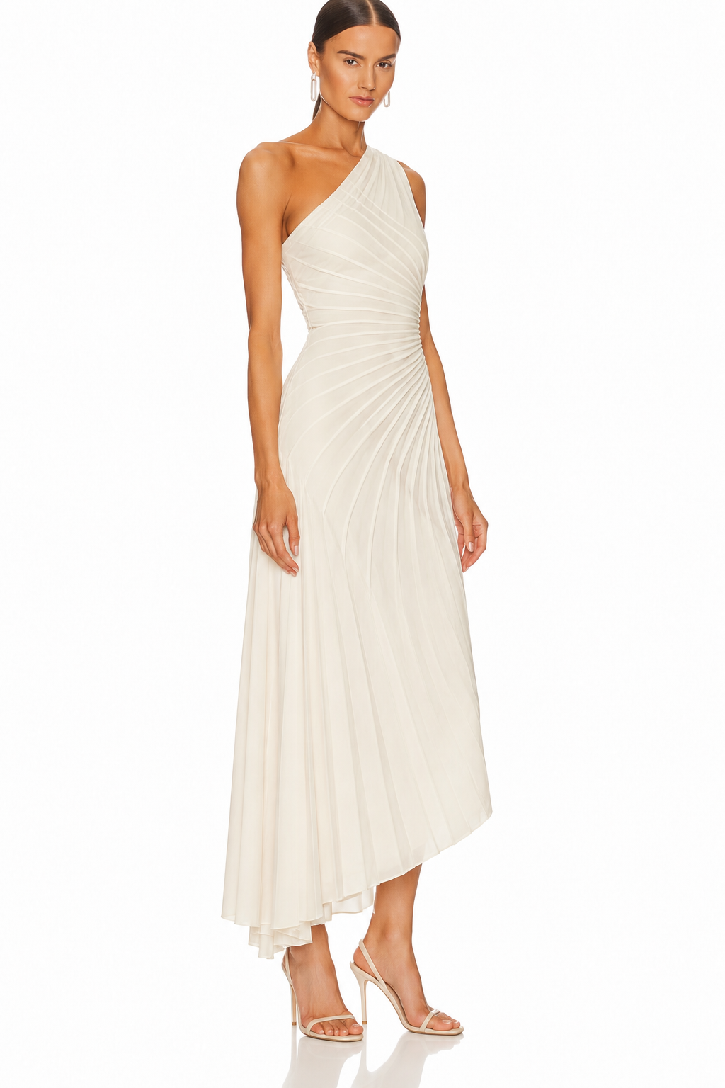 The Elara Ruched Maxi Dress