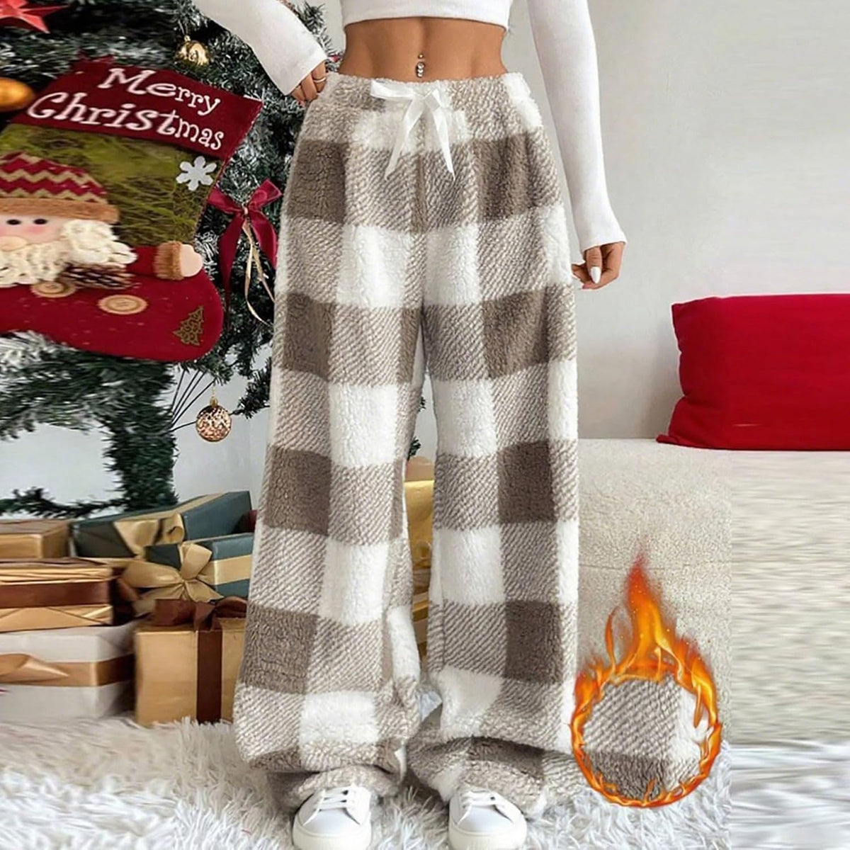 Luna Checkered Lounge Trousers