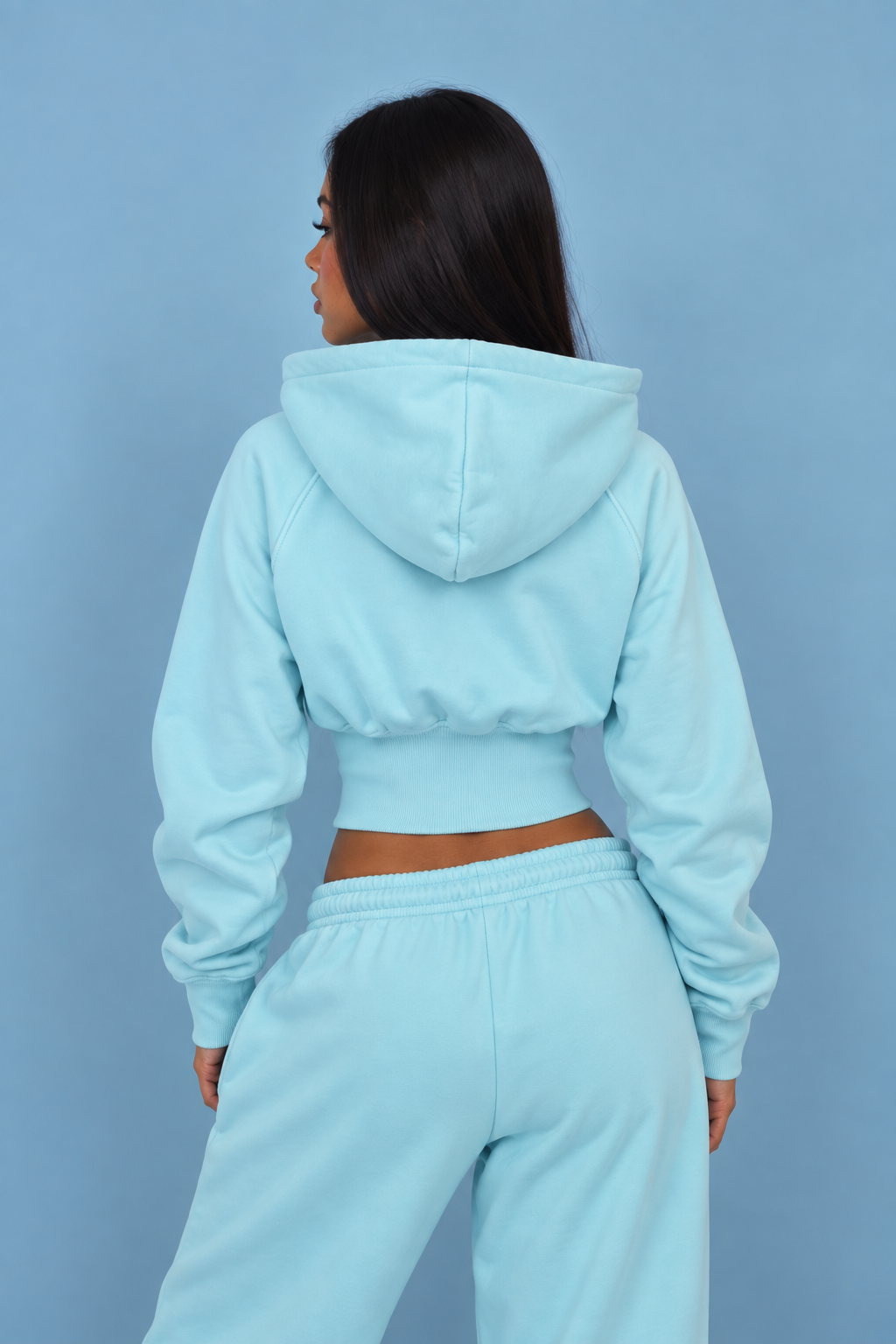 KAYO | CROPPED ZIP-UP HOODIE