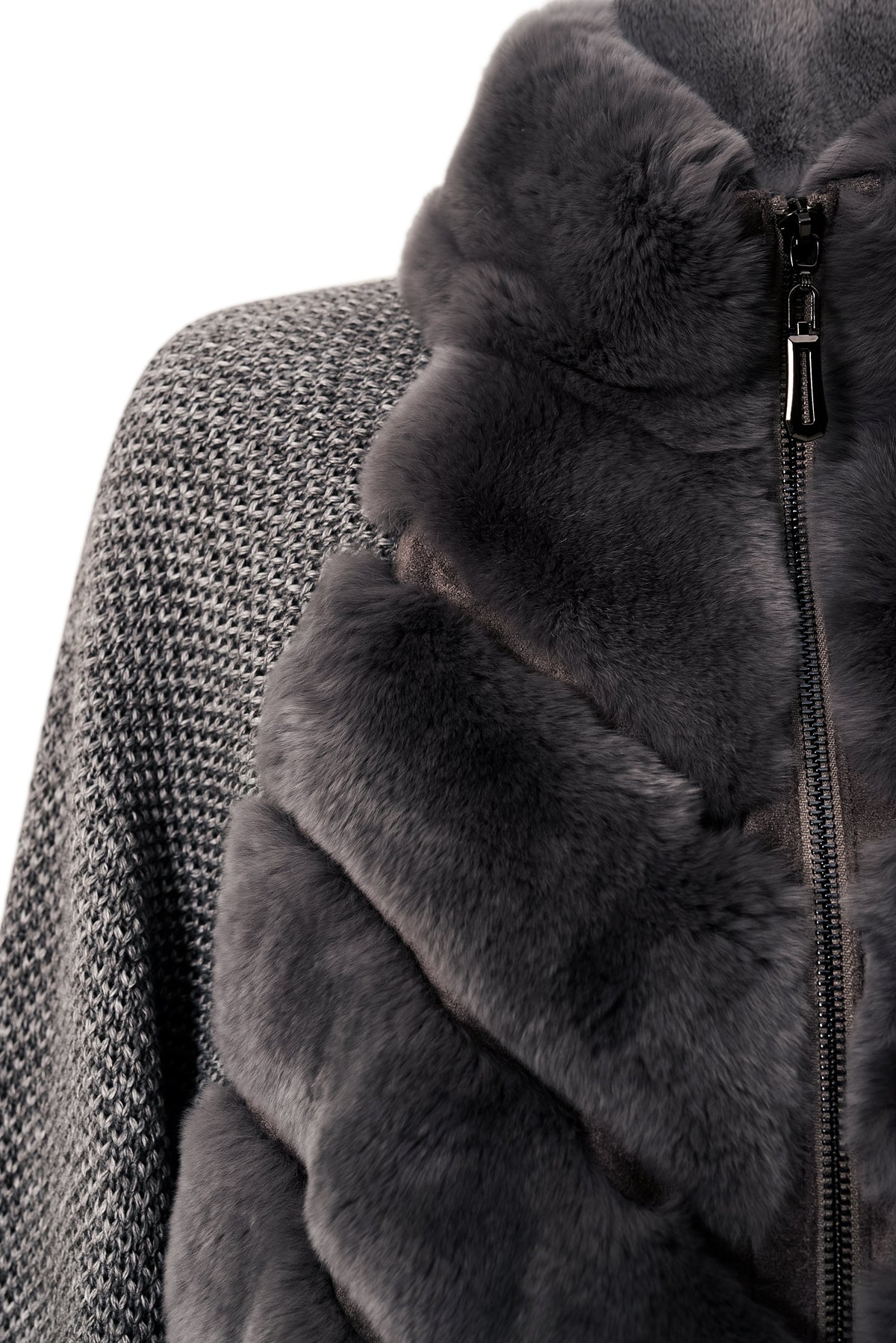 Cenya Fur Jacket - Frosted Greige
