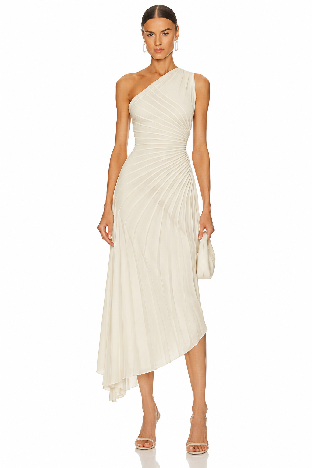 The Elara Ruched Maxi Dress
