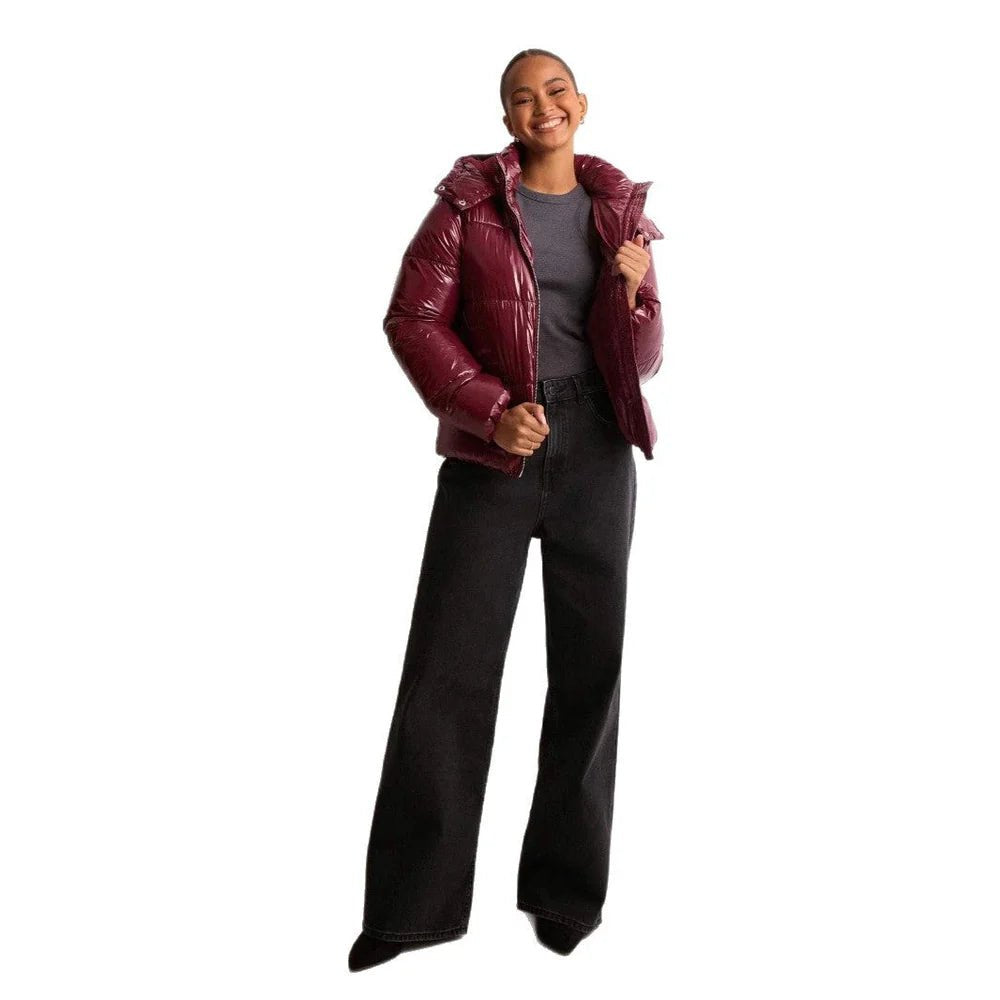 Winnie | Women's Glossy Hooded Puffer Jacket