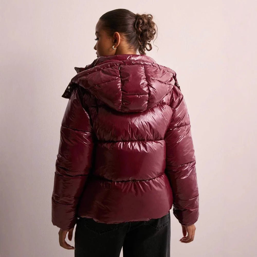Winnie | Women's Glossy Hooded Puffer Jacket